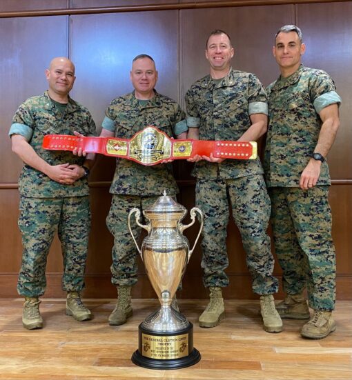 US Army Award our Championship belts to our champions