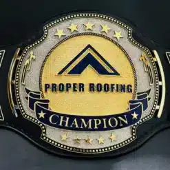 Custom gold-plated corporate sales award belt for high-performing teams