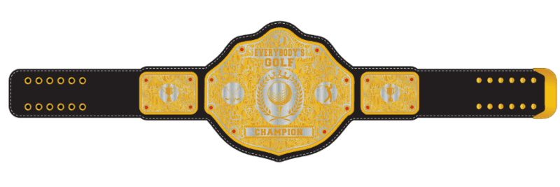 Custom Design GolF Championship Belt