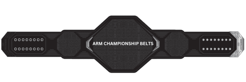 Custom Leather Strap of Wrestling Belt