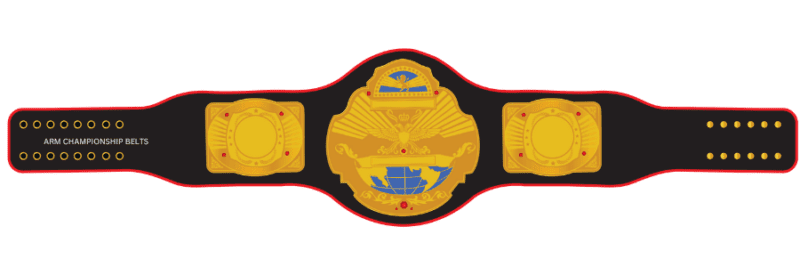 Old School Wrestling Belt Design