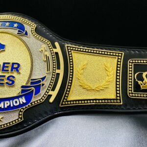 Personalized Championship Belt - Gold and Chrome Finish