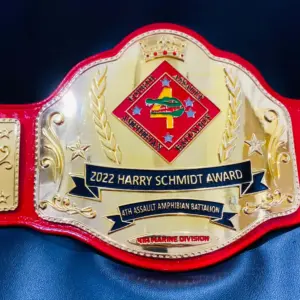 US Marine custom championship belt