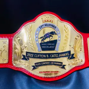 Premium US Marine custom championship belt