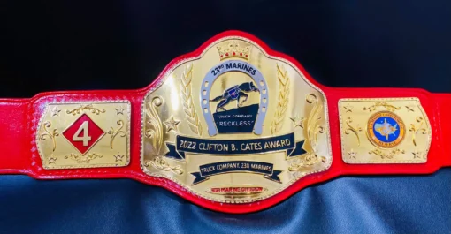 Premium US Marine custom championship belt