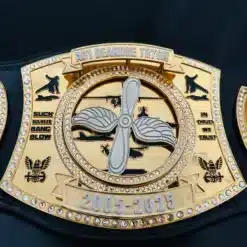 Military Retirement Belt with Personalized Name and Dates