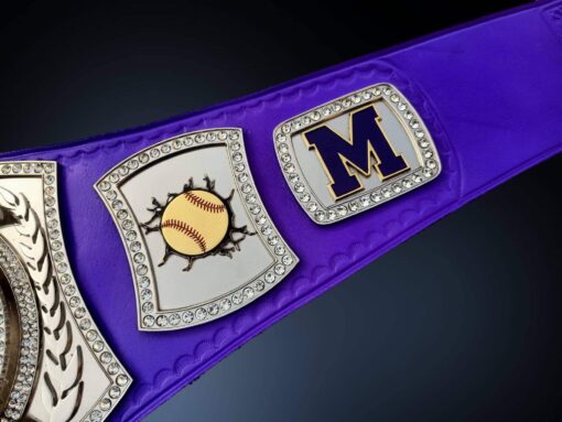 Mayflower Spinner Championship Belt - Customize with Your School Colors