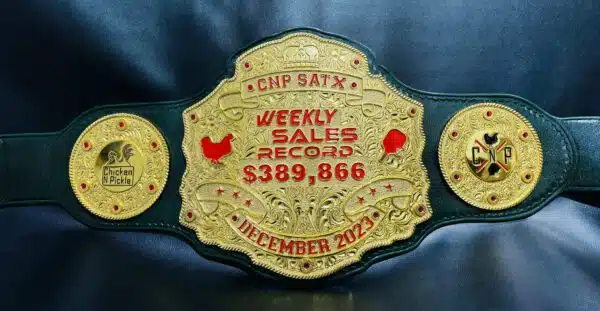 Top Salesperson - Corporate Championship Belt
