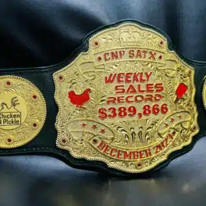 Luxurious Top Salesperson - Corporate Championship Belt