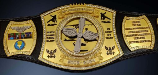 US Navy Retirement Championship Belt