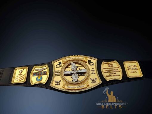 Spinner Championship Belt honoring US Navy service