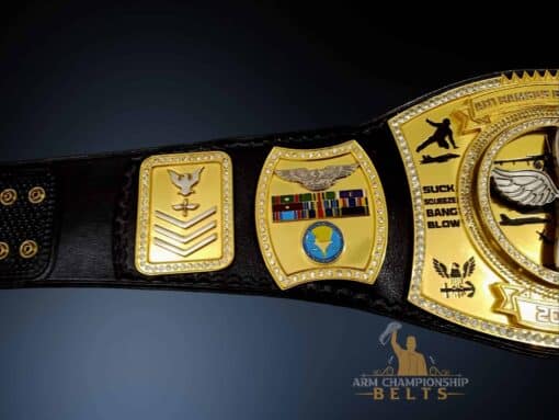 Customizable US Navy Retirement Belt for retiring service members