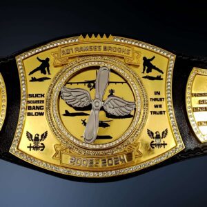 Navy Retirement Championship Belt"