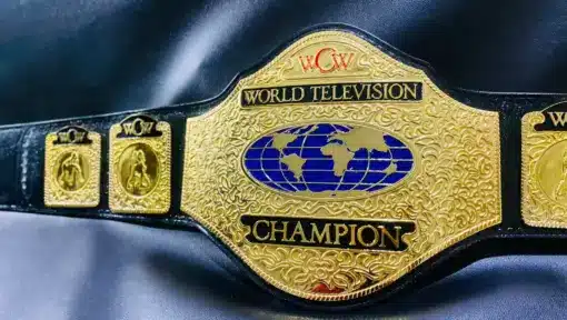 Authentic Replica of WCW Television Championship Belt