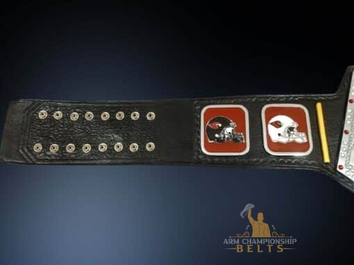 Side View of Arizona Cardinals Football Belt