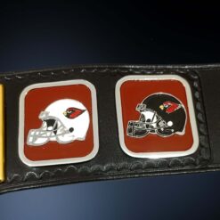 Side View of Arizona Cardinals Football Belt