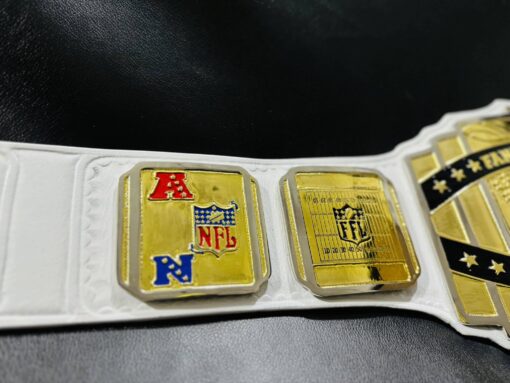 Custom Southside Fantasy Football Belt with Gold and Chrome Finishes