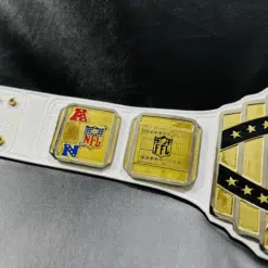 Personalized Fantasy Football Championship Belt with Team Logos