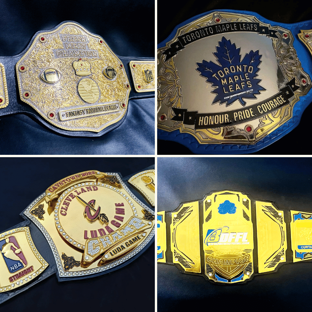 Personalized Fantasy Football Belts