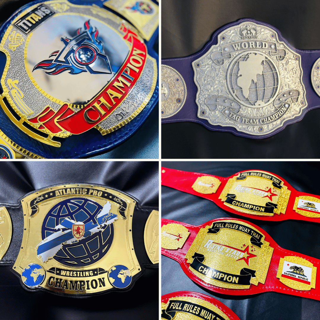 Personalized Custom Wrestling Championship Belts