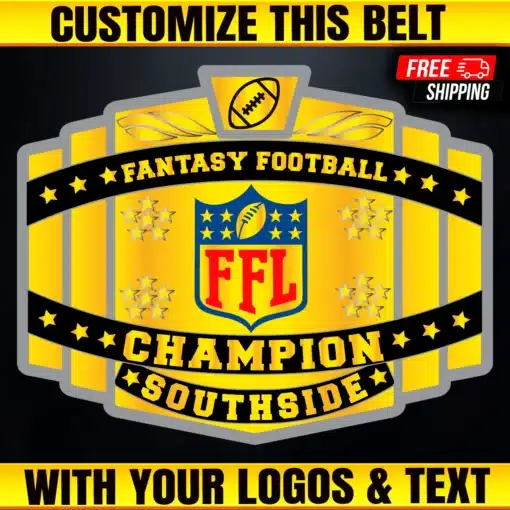 Custom Southside Fantasy Football Belt