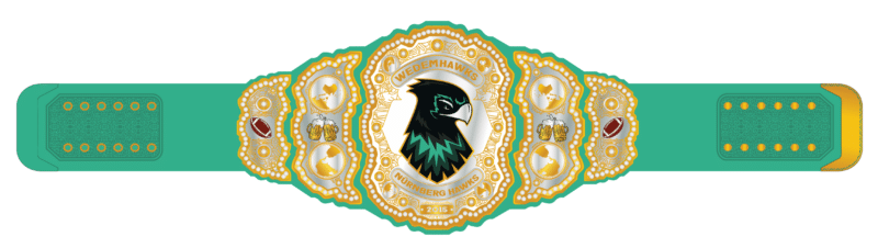 WE DEM HAWKS Nuremberg Championship Belt