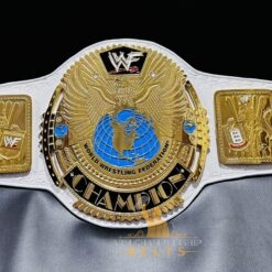 Front view of WWF Attitude Era Scratch Big Eagle Heavyweight Championship Belt
