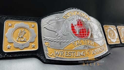 Display your NWA National Tag Team Championship Belt with pride.