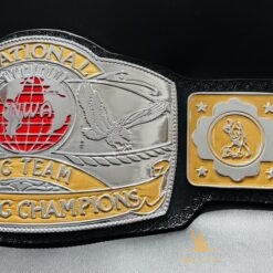 Side view of the NWA National Tag Team Championship Belt