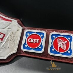 NWA Television Belt with Genuine Leather Strap