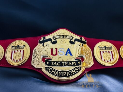 Authentic NWA US Tag Team Wrestling Belt Replica