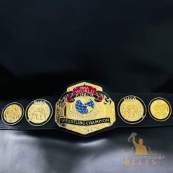 Close-up of NWA Jr. Heavyweight Title replica details