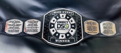 Custom Poker Champion Belt