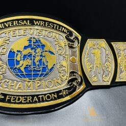 UWF Television Championship Belt with Leather Strap