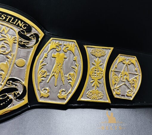 Side view of the UWF Television Championship Belt