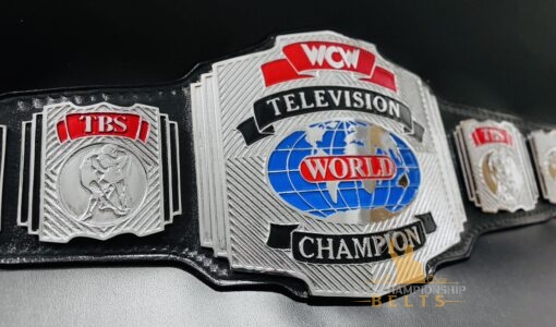 WCW TV Title Belt with Detailed HD Engraving