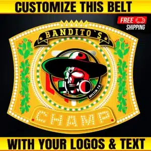 Customizable Skull Spinner Championship Belt