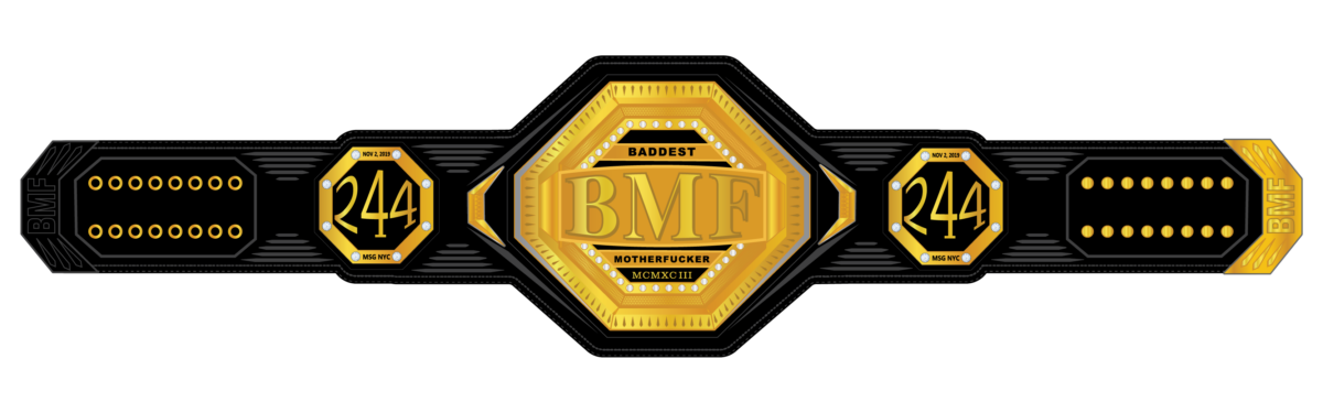 BMF Title Belt Design