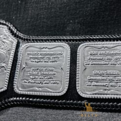 Close-Up of Hogan 1984 Belt’s Nickel-Plated Etching Plates