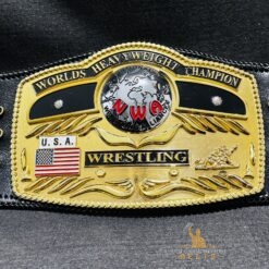 TV-accurate replica of the NWA Domed Globe Heavyweight Championship Belt