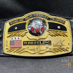 TV-accurate replica of the NWA Domed Globe Heavyweight Championship Belt