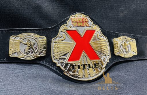 Gold-plated Plates of the NWA TNA X Division Belt