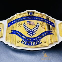 Personalized MSGT Retired Championship Belt