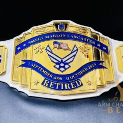 Personalized MSGT Retired Championship Belt