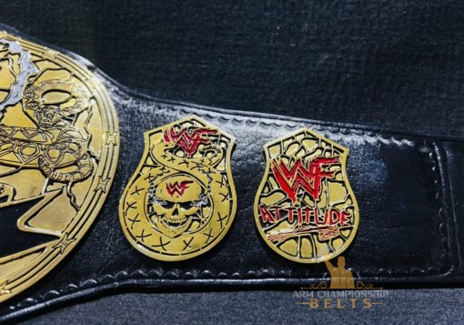 Right Side Plate of the Smoking Skull Wrestling Belt