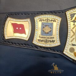 Spinner center plate on the US Army Championship Belt