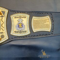 High-quality gold and chrome-plated US Army Championship Belt