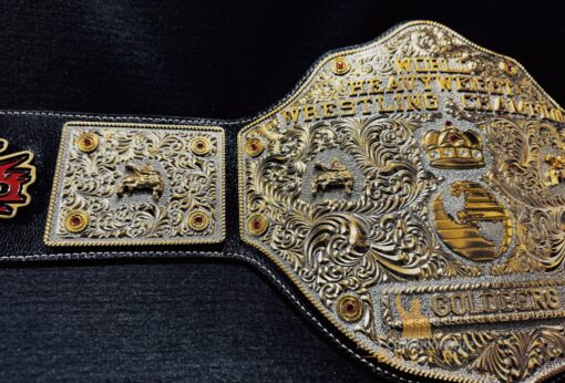 The WCW Championship Belt, honoring the history since WCW started in 1988