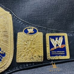 Side View Detailing of WWE SmackDown Tag Team Belt