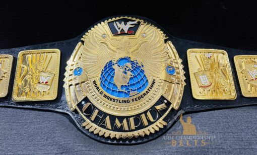 Genuine Leather Strap of WWF Big Eagle Championship Replica Belt